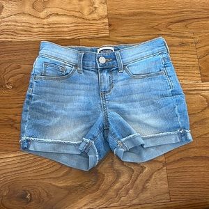 Old Navy Denim Jean Shorts Girls Size 7
